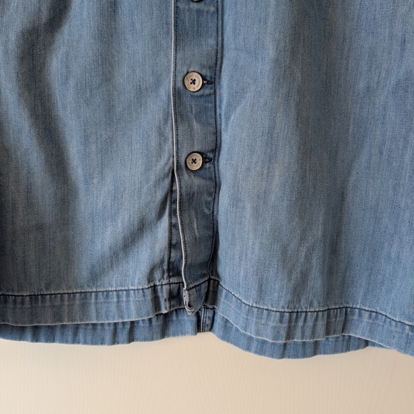 Levi's Womens 12 Denim Jean Skirt Y2k Classic Western Bohemian - Picture 2 of 7